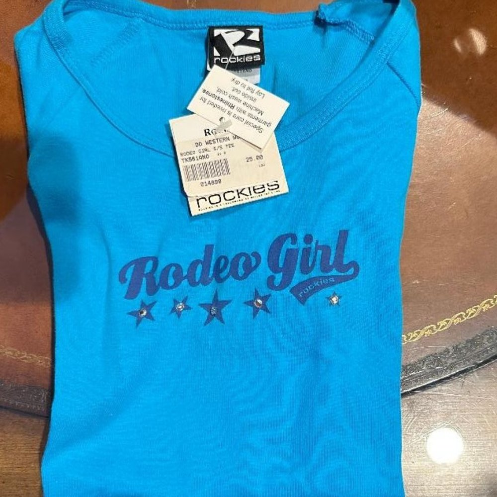 Women's Rockies Turquoise Colored Tee-Shirt Size Large NWT